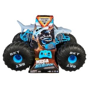 Monster Jam Megalodon Remote Control Truck - Blue and Black